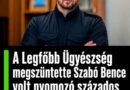 A Legfőbb Ügyészség megszüntette Szabó Bence volt nyomozó százados gyanúsítotti jogállását