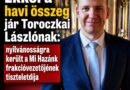 Ekkora havi összeg jár Toroczkai Lászlónak: nyilvánosságra került a Mi Hazánk frakcióvezetőjének tiszteletdíja