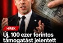 Új, 100 ezer forintos támogatást jelentett be Magyar Péter: igényelni sem kell, automatikusan küldik