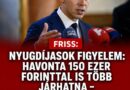 Nyugdíjasok figyelem: havonta 150 ezer forinttal is több járhatna – kiszámolták,mutatjuk