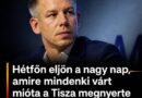 Hétfőn eljön a nagy nap, amire mindenki várt mióta a Tisza megnyerte a választást!