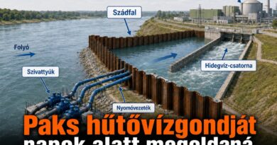 Paks hűtővízgondját napok alatt megoldaná egy magyar professzor