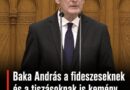 Baka András a fideszeseknek és a tiszásoknak is kemény üzenetet küldött első államfői beszédében!Mutatjuk
