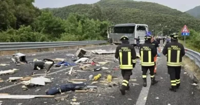 Szörnyű buszbaleset Olaszországban: hatan meghaltak, több mint harmincan megsérültek