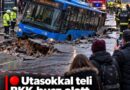 🔴 Utasokkal teli BKK-busz alatt szakadt be az út Budapesten – hat embert, köztük négy gyereket vittek kórházba!