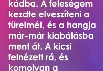 Hogyan változtatta meg egy gyerek mondata az egész esténket