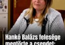 Hankó Balázs felesége felidézte a búcsút – aztán megcsörrent a telefon