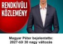 Magyar Péter bejelentette: 2027-től 30 nagy változás jöhet Magyarországon – Mutatjuk, kik kapnak több pénzt, és kik fizethetnek többet!
