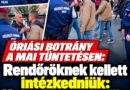 Óriási botrány a mai tüntetésen, a rendőröknek kellett intézkednie: Magyar Pétert vette célba az ismert bajkeverő