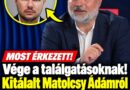 Most jelentette be Matolcsy Ádámról Lattmann Tamás nemzetközi jogász ! EZ hihetetlen, a történtek fényében erre senki nem volt felkészülve