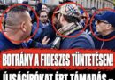 Botrány a Fideszes tüntetésen! Újságírókat ért támadás. A rendőrség már eljárt indított