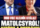 MNB alelnök kitálalt Matolcsyról!Kitört a botrány! Brutális, hogy mi került napvilágraű!